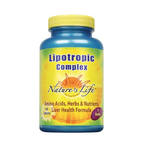 Natures Life Lipotropic Complex | Comprehensive Support for Healthy Liver Function | with Choline & Inositol | Non-GMO | 90 Vegetarian Tablets