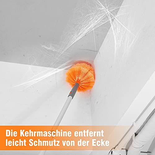 BABAN Staubmedel Telescoop, wasbaar, microvezel, stofwisser, stofbezem met buigbare extra lang, 40-180 cm telescoopstang… - Image 7