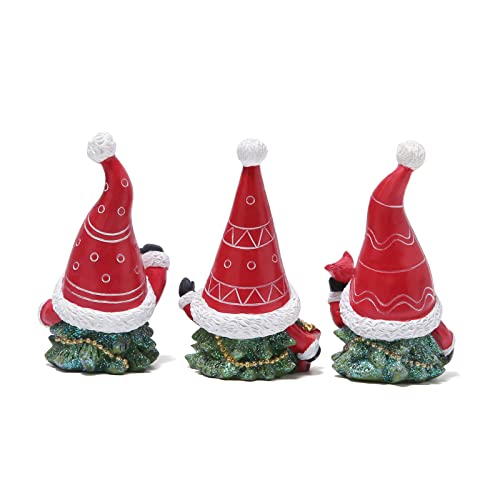 Hodao Christmas Tree Gnomes Decorations Indoor Home Decor Christmas Gnomes Figurines Table Decorations Cute Christmas Gnomes Gifts (Christmas Red Pointed Hat Gnome) #TOP5