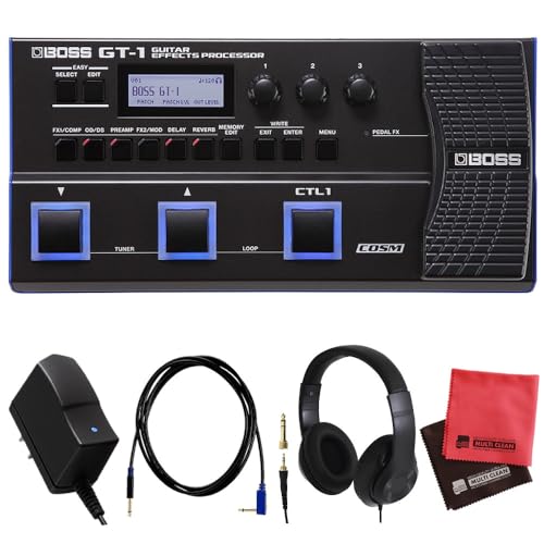 BOSS GT-1 マルチエフェクター ACアダプタ・シールド付き Amazon | BOSS マルチエフェクター GT-1＆アダプター PSA-100S2＆