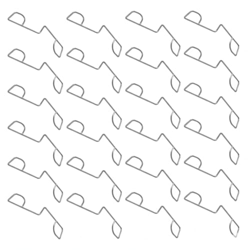 50 Pack Stainless Steel Panel Clips Fence Wedges for Rattle Prevention Anti-Banging Rattle Grips Wedge