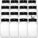 Dicunoy 16 Pack 17 OZ Plastic Spice Containers, Large Seasoning Jars with Shaker Lids, Reusable Empty Storage Bottle for Kitchen Storing Spice, Powders