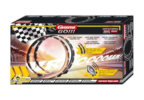 Carrera GO/Digital 143 Looping Set mit LED Beleuchtung und Sound, medium