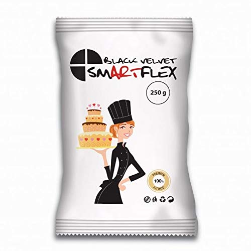 Smartflex Black Sugarpaste, Icing Fondant 250g