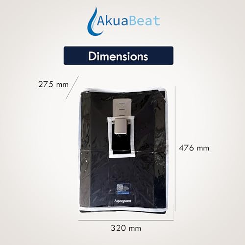 Image of Protective Cover Compatible with Aquaguard Regal RO+UV Water Purifier (Blue),Durable Design Featuring Scratch proof, Dustproof Protection & Convenient Velcro Patch for Easy Installation.