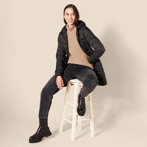 Image of Amazon Essentials Women's Long Sleeve Fisherman Cable Knit Turtleneck Sweater (Available in Plus Size)
