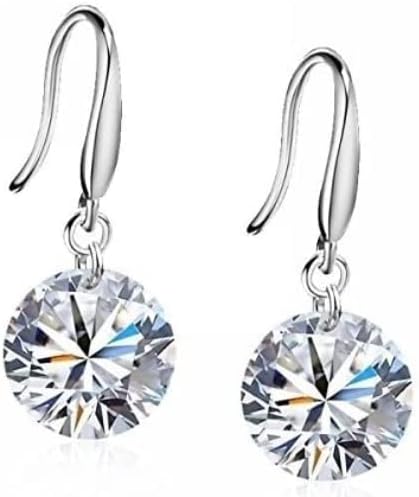 Lily Jewelry 925 Sterling Silver Swarovski Crystal Elements Drop Earings