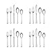 HENCKELS Astley 20-piece Flatware Set, 18/10 Stainless Steel, Silver