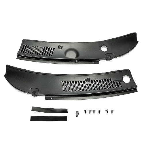 HECASA Windshield Wiper Cowl Vent Grille Cover Panels Hood Compatible with 1999-2004 Ford Mustang Replacement for 3R3Z 6302228 AAA/3R3Z6302228AAA/FO1270102 Driver & Passenger Side by HECASA - Image 6