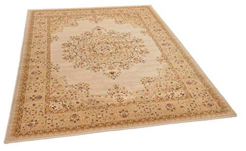 Klassischer Orientteppich aus nachhaltiger und robuster Schurwolle | persisches Design, zeitlos | 80 x 150 cm; Farbe… – Bild 4