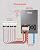 VEVOR Tankless Water Heater Electric, 36KW 240V Black Instant Water Heater, LCD Touch Screen, Digital Temperature Display, Child Security Lock, On Demand for Bathroom, Kitchen, Shower, Mall, Salon