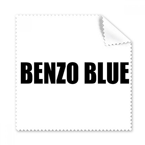 Chiffon de nettoyage tissu bleu noir pour écran de téléphone et lunettes nettoyant microfibre