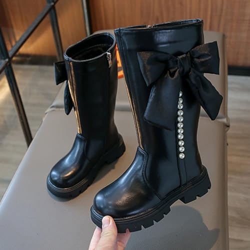 Girls' Boots Girls Cowboy Boots Winter Snow Boots Motorcycle Riding Boots Cowgirl Boots for Girls Size 4 5 6 7 8 93