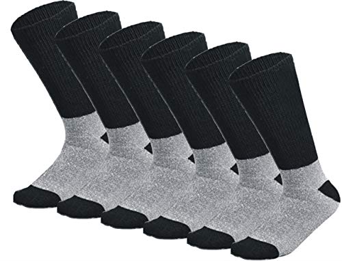 Diabetic Socks For Men and Women Loose Fit Non-Binding Thermal Diabetic Crew Cotton Socks Keep Foot Warm3, 6,12 Pairs Pack.2