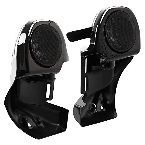 Boîtier de haut-parleur Metra BC-HDLFSP-1 de 16,5 cm en finition haut de gamme pour moto custom
