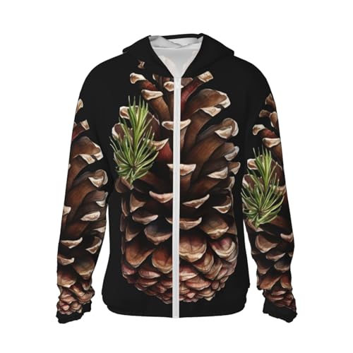 Veste à capuche avec fermeture éclair intégrale UPF 50+ idéale pour vos pique-niques