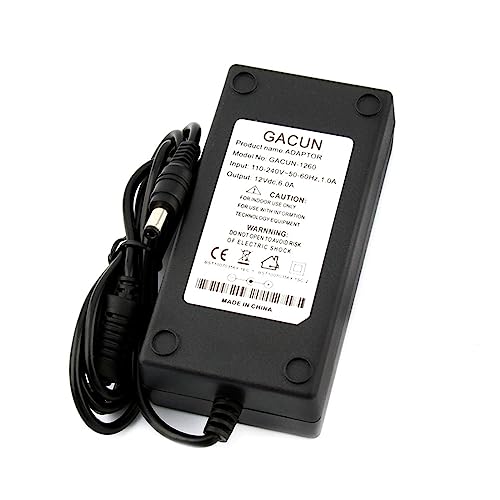 Adaptador de 12 voltios Fuente de alimentación Convertidor Luz LED EU 2