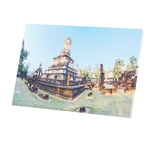 Poster temple Inde architecture paysage Asie tableau décoratif toile
