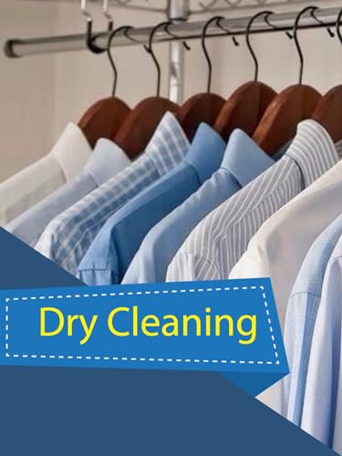 Dry Cleaning | Full Color Window Display Sign Board for