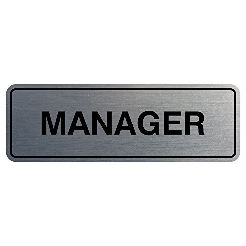 Gestionnaire de porte large 3" x 9" pour guider vos visiteurs