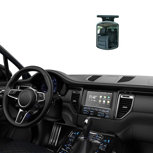 Espejo para asiento de coche de bebé - Espejo retrovisor interior automotriz para bebé con clip ajustable | Espejo transparente del asiento trasero padres, para que coches y camiones vigile