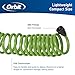 Orbit 27389 Coil Garden Hose, 50 Feet, with 8-Pattern Hose Nozzle (Green)