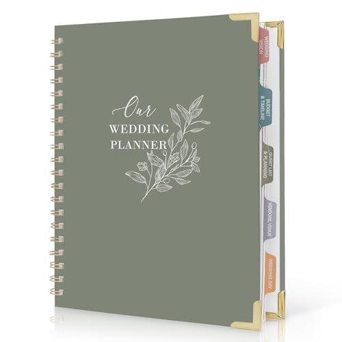Minimalist Wedding Planner Book and Organizer, Bridal Wedding Planning Binder