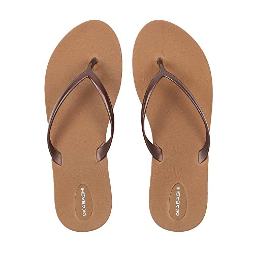 Image of OKABASHI Women's Shoreline Flip Flop | Sculpted Footbeed for All-Day Comfort | Slip-Resistant & Waterproof | Sustainably Made in the USA