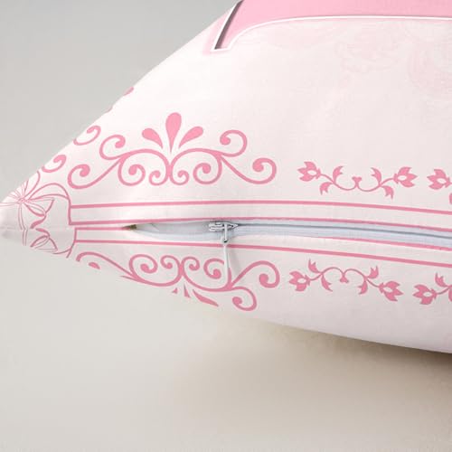 Housse de coussin initiale M avec nœud aquarelle pour une chambre magique