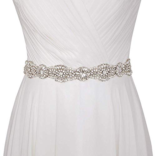 Diamante Da Sposa Fusciacca Sash Cerimonia Nuziale Classiche In Rilievo Sash Sash Perline Da Sposa Cinghia Sash Strass Cintura Da Sposa Sash (Color : Schwarz, Taglia unica : Taglia unica)