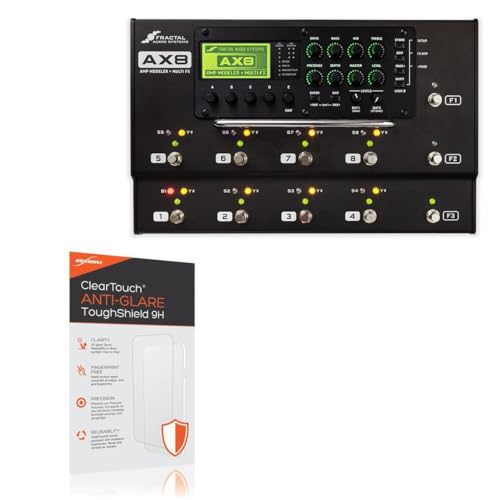 BoxWave Screen Protector Compatible with Fractal Audio AX8 - ClearTouch Anti-Glare ToughShield 9H (2-Pack), Anti-Glare 9H Tough Flexible Film Screen Protector