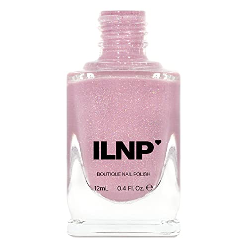 Image of ILNP Sweet Pea - Seashell Pink Holographic Sheer Jelly Nail Polish