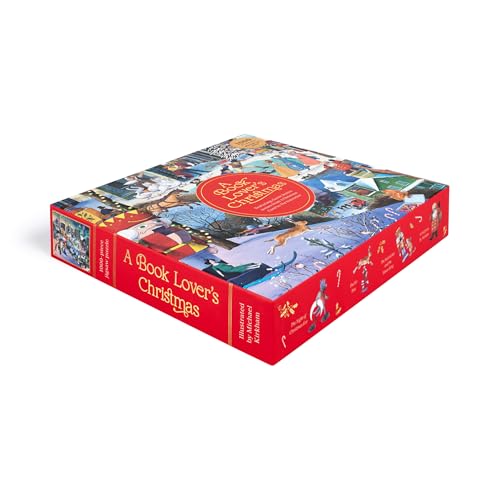 Rompecabezas de 1000 piezas A Book Lover's Christmas con ilustraciones de escenas navideñas literarias y personajes favoritos miniatura 4