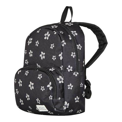 Image of Roxy Women's Always Core Backpack | Travel | Everyday Carry | Beach | Polyester | 8L Capacity - Anthracite Sol Searcher Ditsy