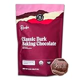 Raaka Organic Baking Chocolate - 71% Cacao Bittersweet Dark Chocolate - Allergen Friendly, Dairy Free, Nut Free, Kosher, Vegan Baking Chips - One 8oz Resealable Bag