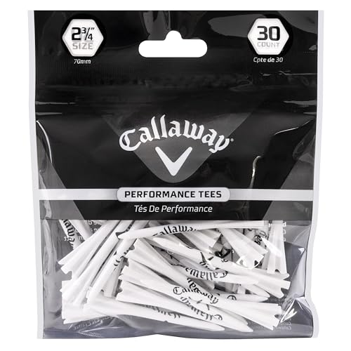 Callaway 2.75" Plastic Golf Tees – 30 Pack