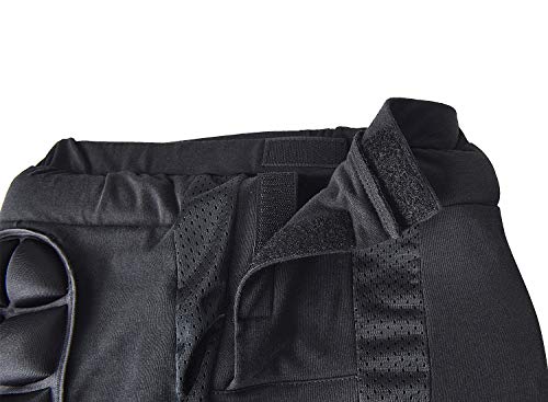 Soared 3D Protection Hip Butt EVA Paded Short Pants Protective Gear Guard Impact Pad Ski Ice Skating Snowboard Black 2.5cm EVA Thicken Padding
