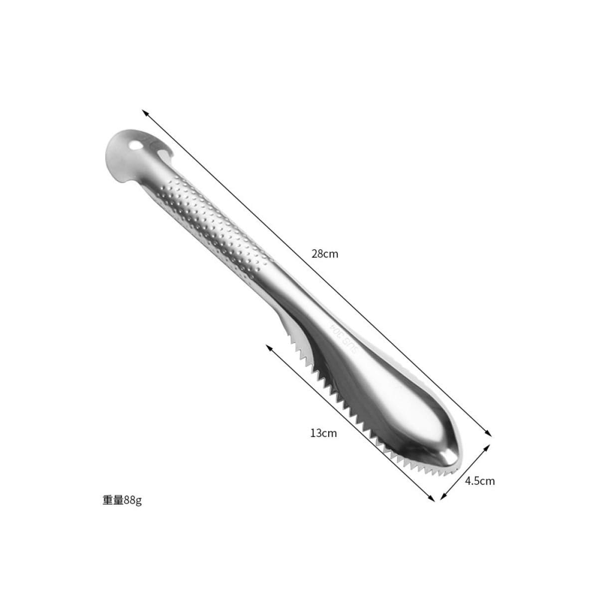 PRETYZOOM 4 Pz Attrezzo Squamatori Portatili per Pesci Disincrostante per Pesce Squama Pesce in Metallo Gadget da Cucina Strumento per Pulire La Pancia del Pesce Acciaio Inossidabile