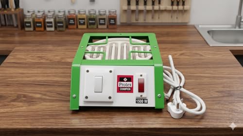 Image of Alkajal Electric Cooking Heater 1500W | Charcoal Burner Hot Plate | Heavy Duty Heating Element for BBQ, Tandoor & Kitchen Use Pack of 1