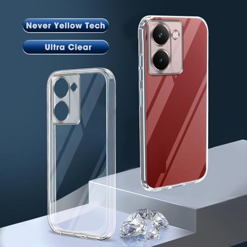 Image of COVERBLACK Flexible Rubber Case Back Cover for Compatible Model with Realme RMX5030 / P3 Ultra 5G - Transparent