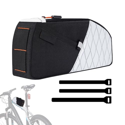 kdkskss Bolso Delantero para Bicicleta | Bolsa Impermeable para Cuadro De Bicicleta - Accesorio De Ciclismo para Rutas Urbanas Deporte Aventuras Entrenamiento Camping