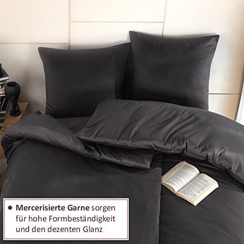 Mako Satin Bettwäsche Set 135×200 cm von Riemtex