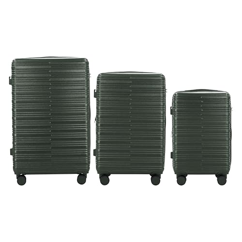 Image of IZOD Romeo 3 Piece Expandable Hardside Luggage Set, Forest