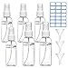 Produktbild 6 Pcs Sprühflasche klein, 50ml 100ml Zerstäuber Sprühflasche Pumpflasche leer, Parfümzerstäuber, Tragbares Reiseflaschen Set mit Trichter,Atomiser