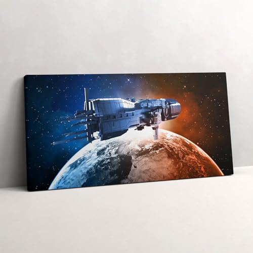 Vaisseau spatial tableau photo sur toile grand format pour chambre d'ado