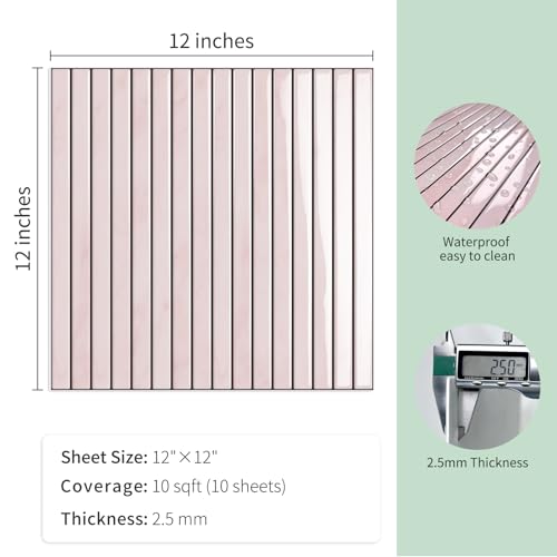 Azulejos de pared autoadhesivos para proteger el salpicadero de la cocina sin obras 6