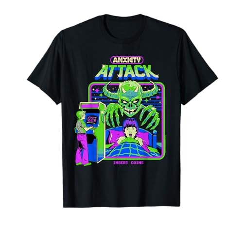 Anxiety Attack Sarcastic Retro Vintage Funny Adult Humor T-Shirt