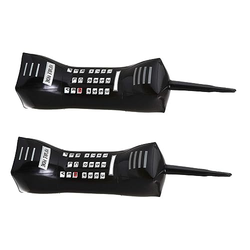 JOINPAYA 2pcs Simulated Mobile Phone Phone Props Inflatable Mobile Phone Retro Inflatable Phone Prop Giant Inflatable Phone Inflatable Party Vintage Fake Black