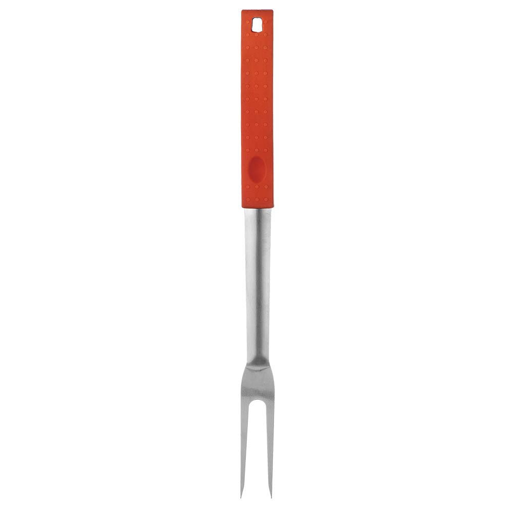 Mr. Bar-B-Q 02801Y Easy Grip Stainless Steel Fork