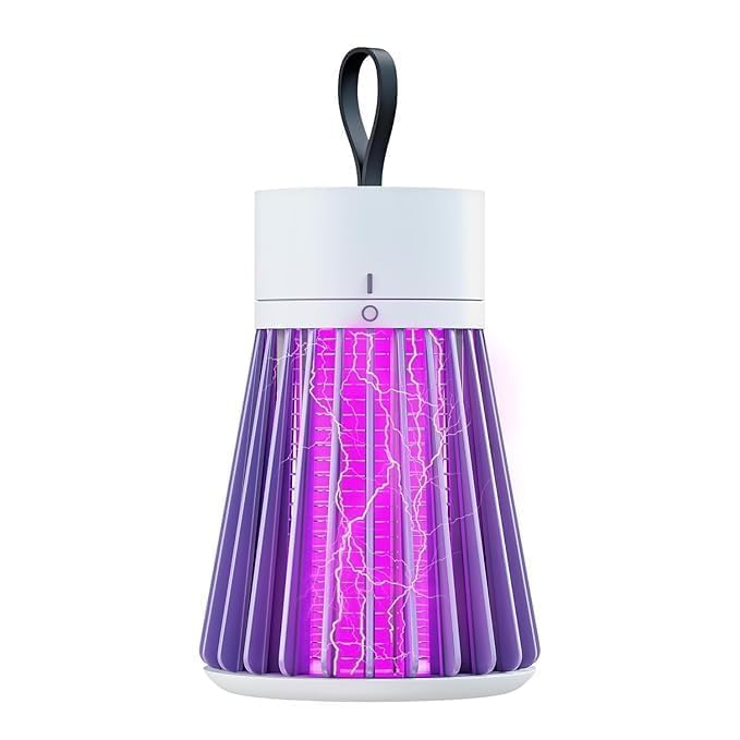 USB Rechargeable Mosquito Killer Lamp with UV LED | Portable Design, Indoor Use, Energy Efficient, Attracts Flying Insects, Compact Size-image-13